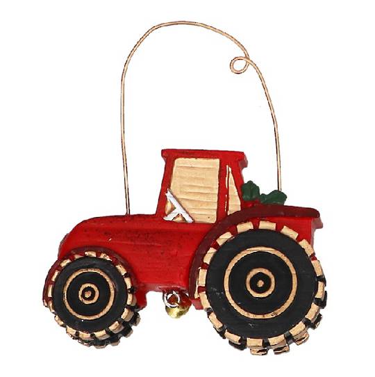 Resin Tractor Red 6cm *ETA Nov